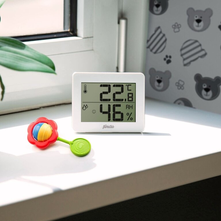 Alecto Weather Station - Hygrometer & Thermometer - wit/zilver