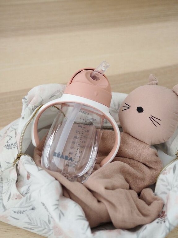 Béaba Rietjesbeker 300 ml - old pink