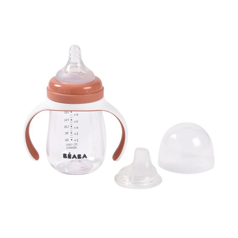 Béaba 2-in-1 meegroeifles 210 ML - Terracotta