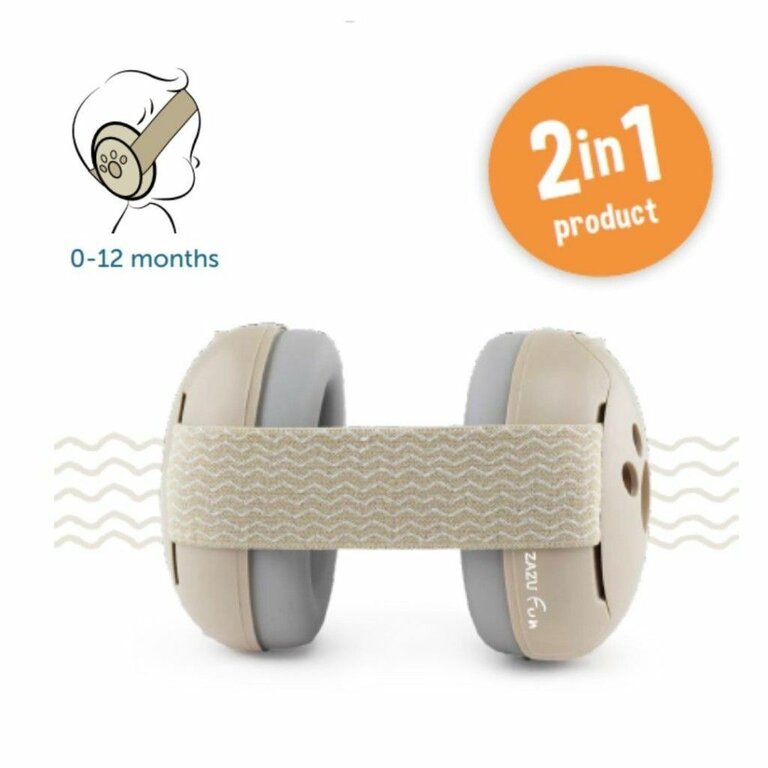 Zazu Earmufs Baby & Junior - Taupe