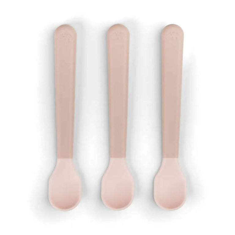 Done by Deer Foodie Easy-grip Baby Spoon 3-Pack - Powder