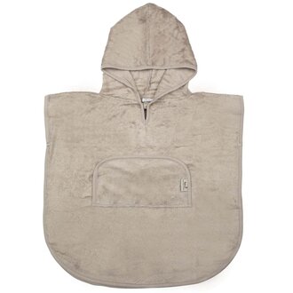 Timboo Poncho V-Neck (2-4Y) - Feather Grey