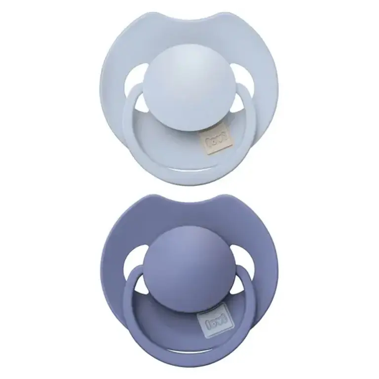 Difrax Fopspeen Dynamisch 6-18 maanden Prime Baby Blue-Blue