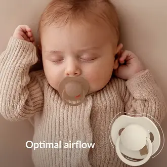 Difrax Fopspeen Dynamisch 18+ maanden Prime Coconut/Ivory