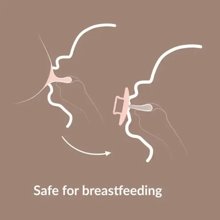 Difrax Fopspeen Dynamisch 0-6 m Prime Glow Ivory Blush