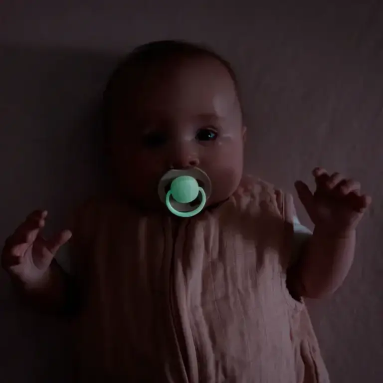 Difrax Fopspeen Dynamisch 0-6 m Prime Glow Ivory Blush