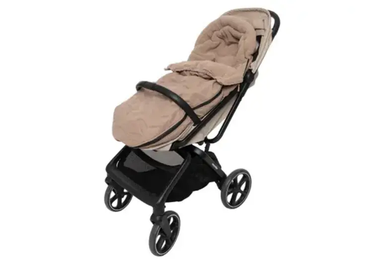 Jollein Voetenzak buggy/kinderwagen Embossed - Milky Coffee