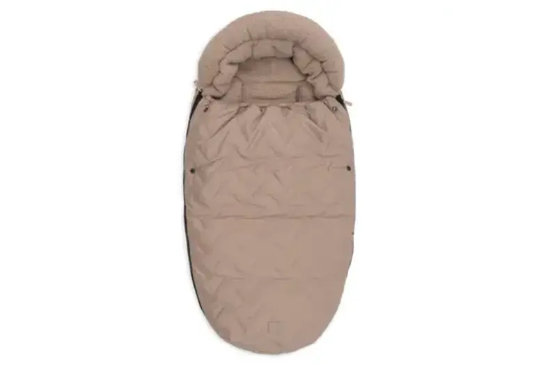 Jollein Voetenzak buggy/kinderwagen Embossed - Milky Coffee