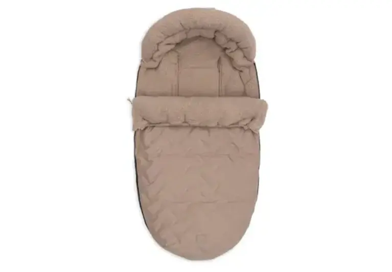 Jollein Voetenzak buggy/kinderwagen Embossed - Milky Coffee
