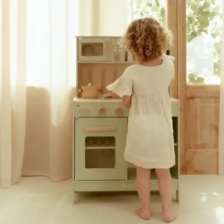 Little Dutch Houten speelkeuken - Groen