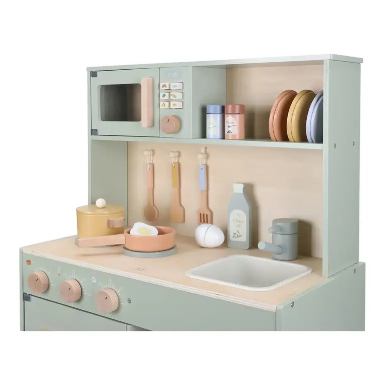 Little Dutch Houten speelkeuken - Groen