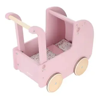 Little Dutch Houten poppenwagen - Roze