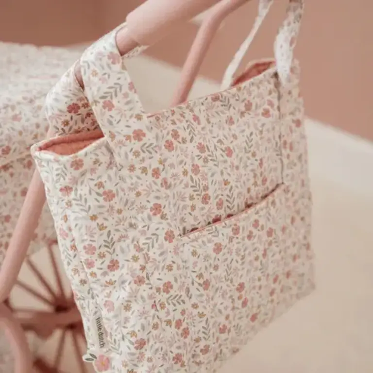 Little Dutch Poppen luiertas – Meerkleurig – Soft Flowers