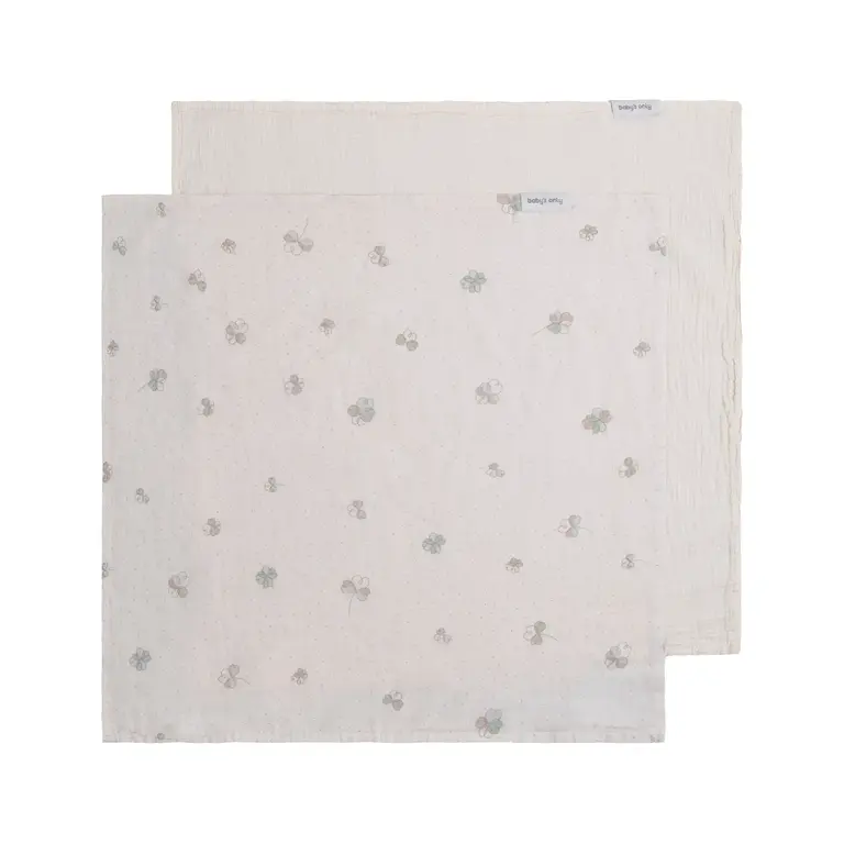 Baby's Only Hydrofiele doek Tender linen/clover - 65x65 - 2-pack