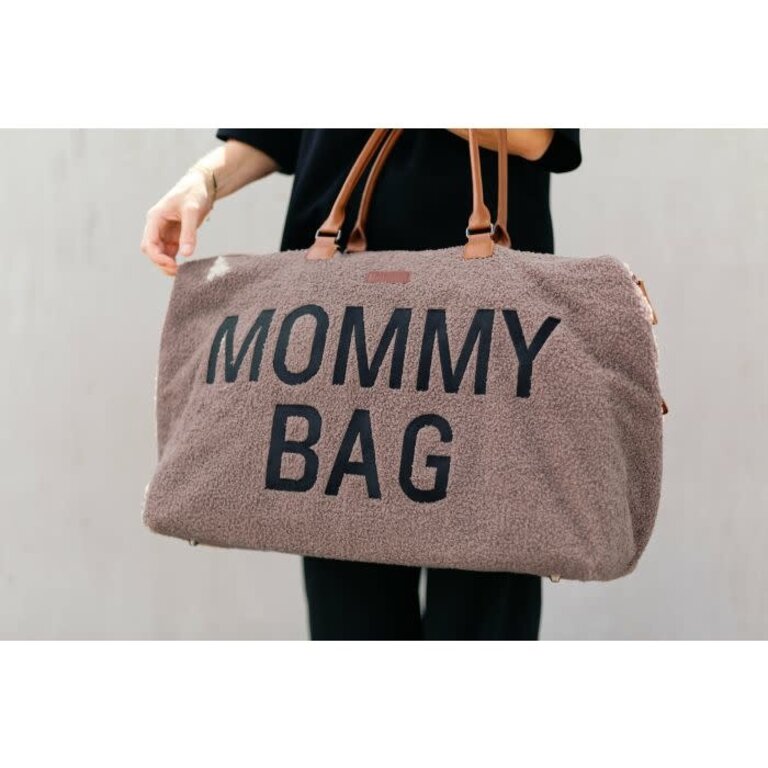 Childhome Mommy Bag  Teddy Zacht Bruin