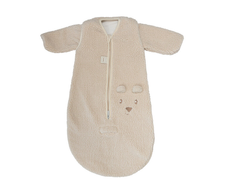 Pericles Slaapzak Bear Creme - 70 cm - Met Mouw - Autostoelcompatibel