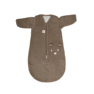 Pericles Slaapzak Bear Chocolate - 70 cm - Met Mouw - Autostoelcompatibel