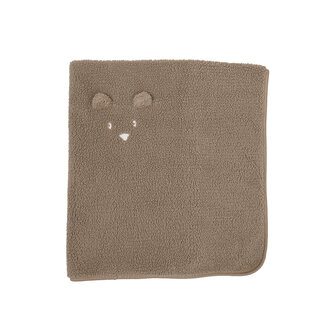 Pericles Deken Wieg Bear Chocolate - 75 x 100 cm