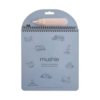 Mushie Reusable Water Color Pad - Vehicles