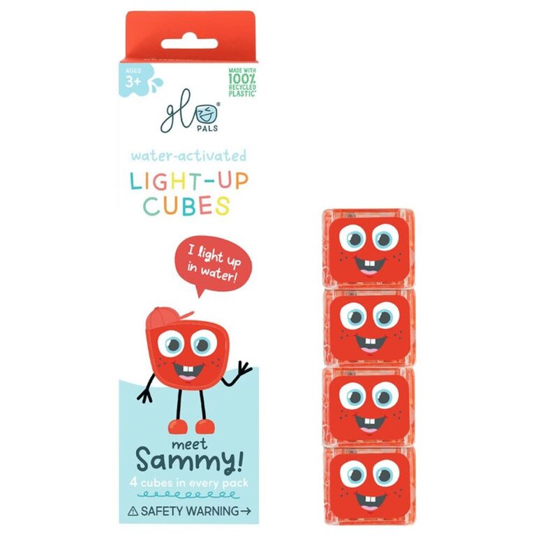 Glo Pals Light Up Cubes - 4pcs - Sammy