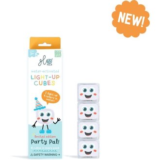 Glo Pals Light Up Cubes - 4pcs - Party