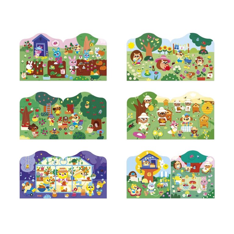 Janod Stickerboedk - De Tuin