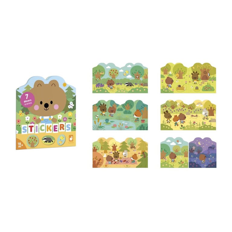 Janod Stickerboedk - Het Bos