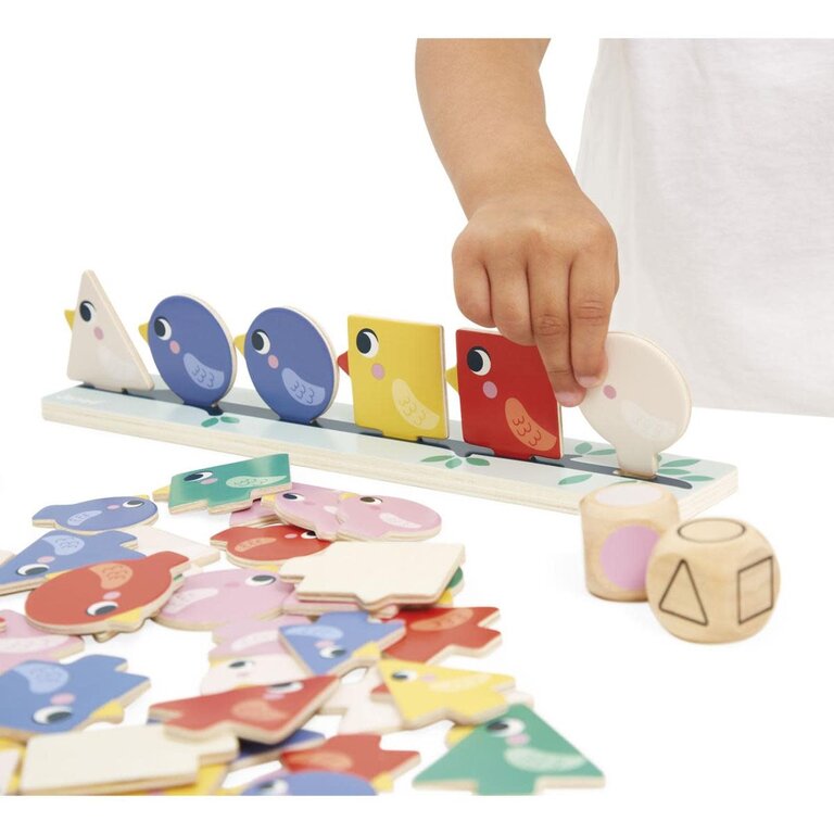 Janod Soteer Vorm, Maten, Kleur - Vogels