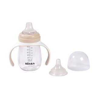 Béaba 2-in-1 meegroeifles 210ml - Clay