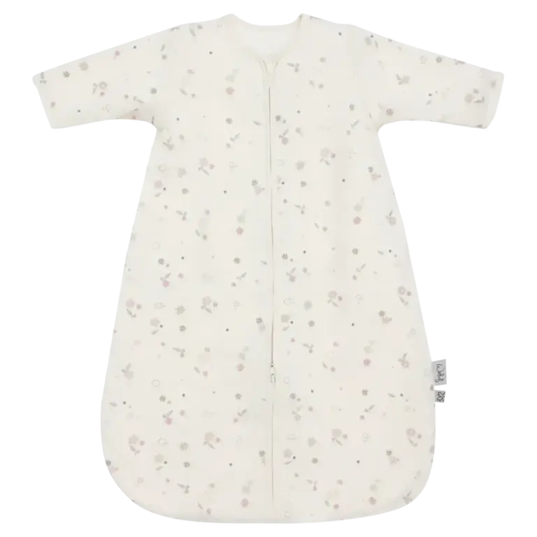 Witlof for Kids Slaapzak 4 Seizoenen 70cm Vintage Flowers - Ecru