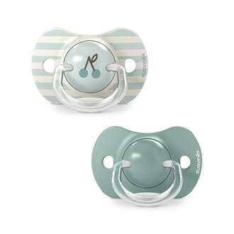 Suavinex Set 2 Symmetrische fopspeen SX Pro 18m+ Birdies Groen