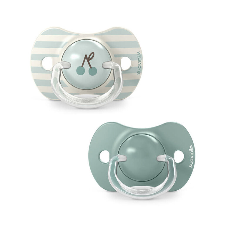 Suavinex Set 2 Symmetrische fopspeen SX Pro 18m+ Birdies Groen