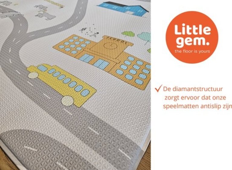 Little Gem. Roadmap - Comfy Collection - 100 x 140 cm