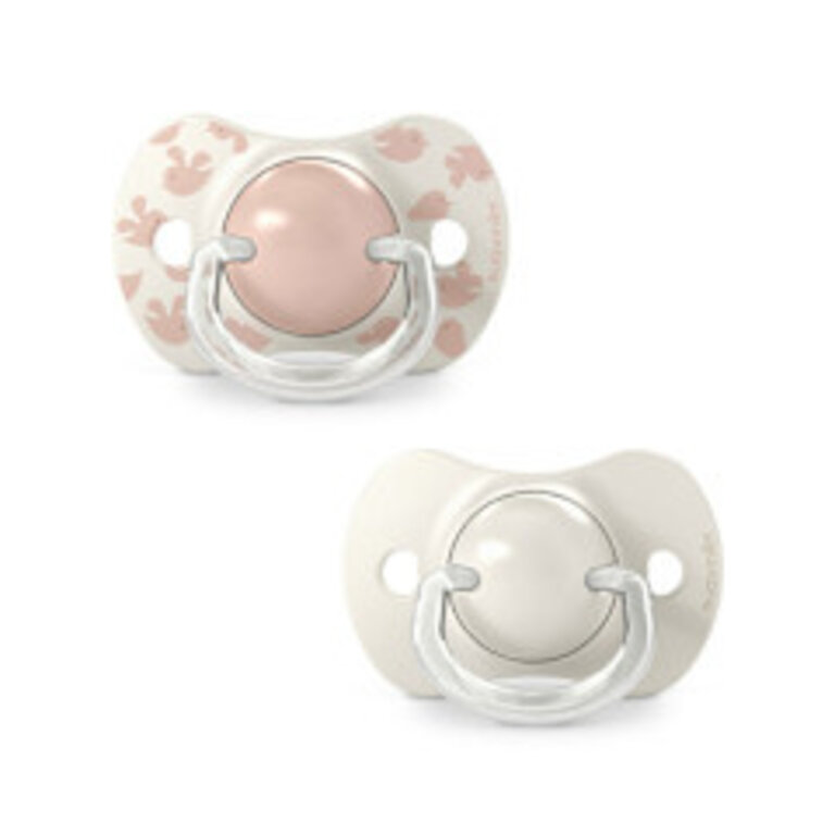 Suavinex Set 2 Symmetrische fopspeen SX Pro - Birdies Roze