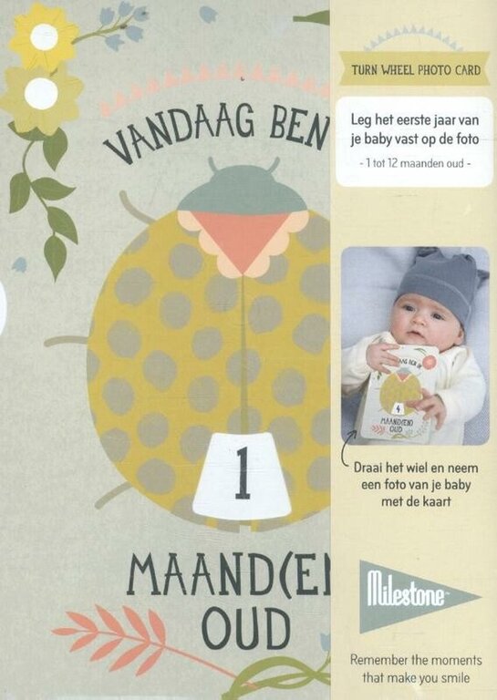 Turn Wheel Foto Card - Maanden