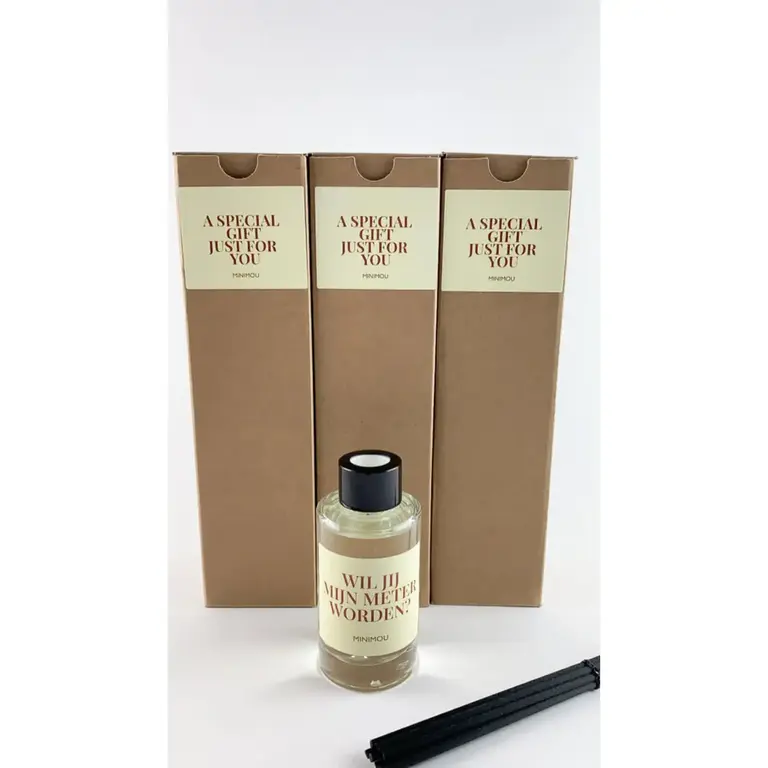 Minimou Minimou diffusers deluxe - Wil jij mijn meter worden? - Paradise Beach - Pink label