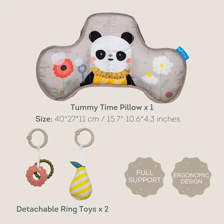 Taf Toys Panda Tummy-Time Pillow