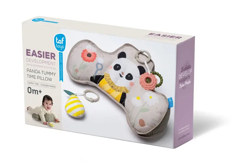 Taf Toys Panda Tummy-Time Pillow