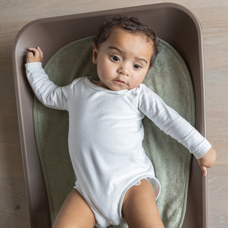 Timboo Waskussenhanddoek 65x45cm - Feather Grey