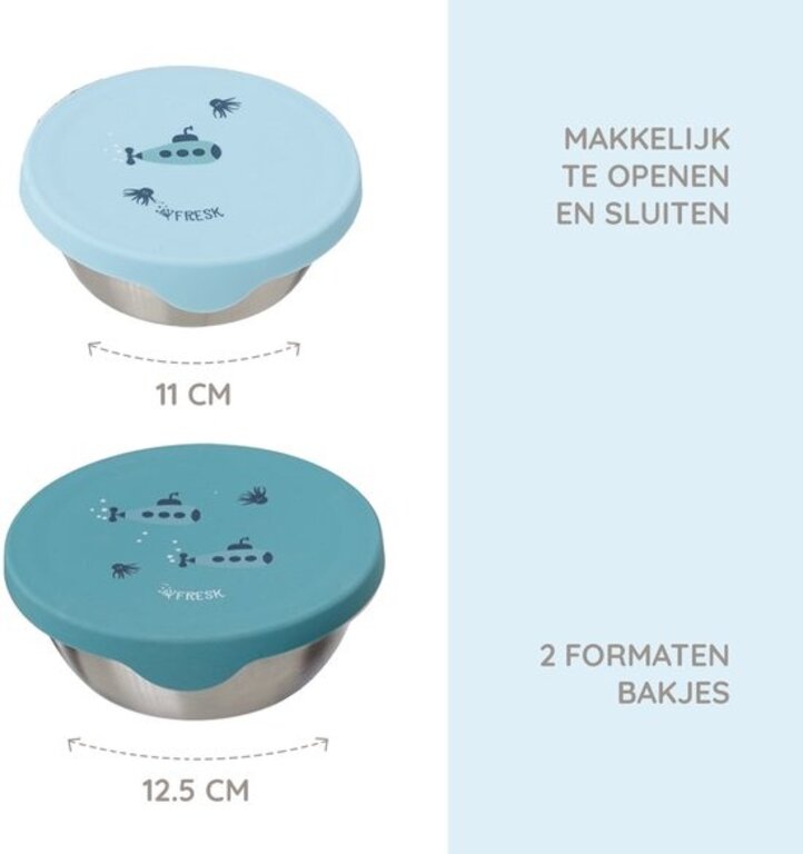 Fresk Snackbox Set 2 Pcs. Submarine