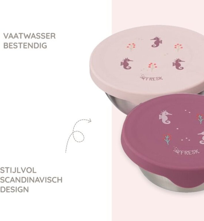 Fresk Snackbox Set 2 Pcs. Seahorse