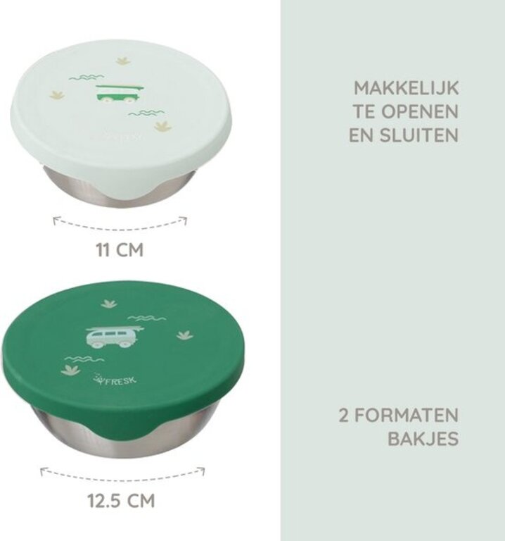 Fresk Snackbox Set 2 Pcs. Surf Boy