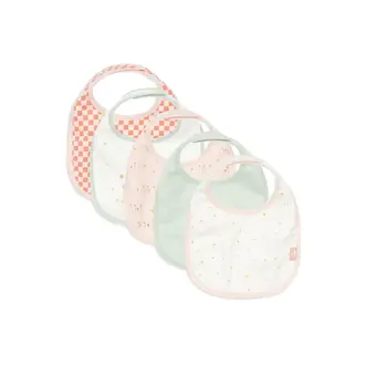 Jollein Slab Jersey Waterproof - Pretty Picnic - 5 Stuks