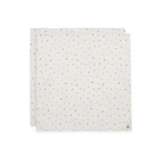 Jollein Hydrofiele Doek Large 115x115cm - Animal Friends - 2 Stuks