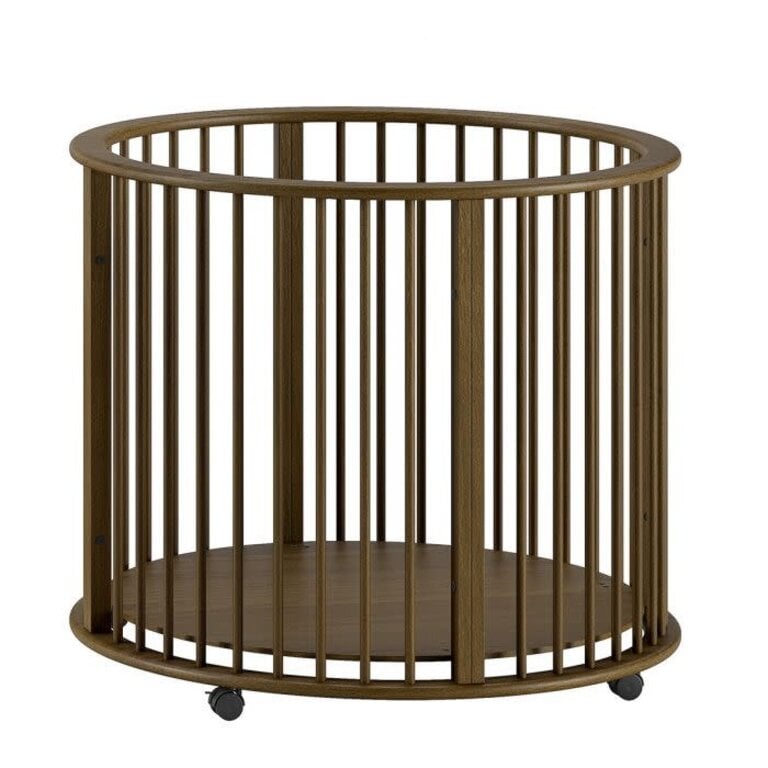 Jaxx Dino Rond Babypark Ø 90 CM Walnoot