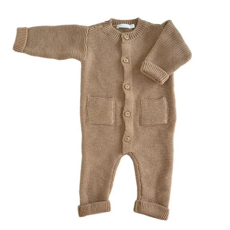 Bla Bla Bla Boxpakje Gebreid Cornstalk - Taupe