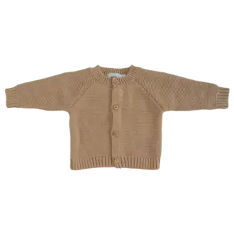 Bla Bla Bla Cardigan Gebreid Cornstalk - Taupe