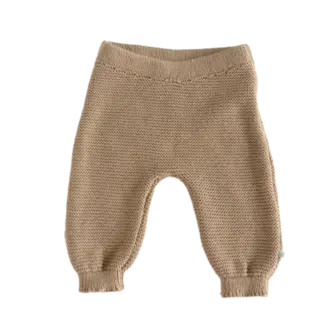Bla Bla Bla Broekje Gebreid Cornstalk - Taupe