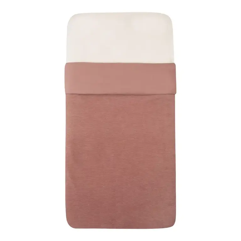 Witlof for Kids Tuck-Inn Deken 60x120cm/70x140cm Velvet Rib Dusty Pink