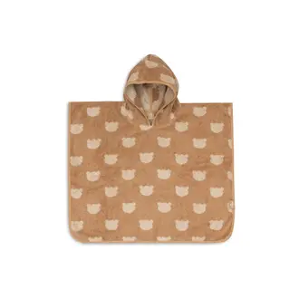 Jollein Badponcho Badstof Jacquard Teddy Bear Reversible